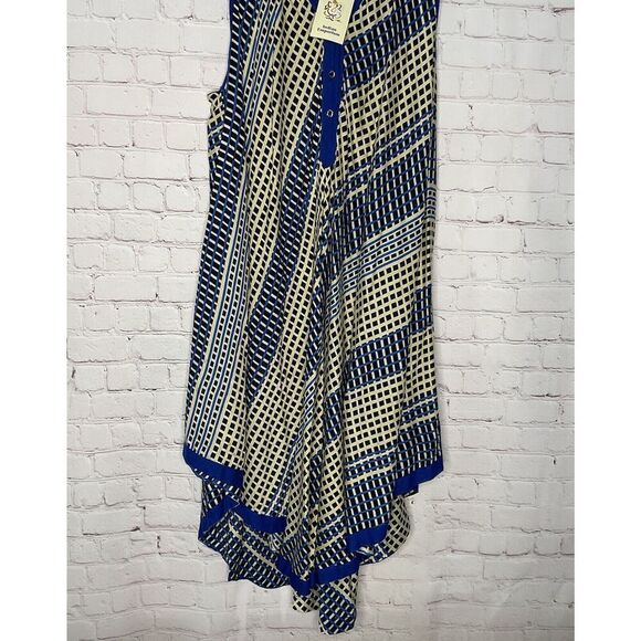 INDIA EMPORIUM Womens Tent Dress One‎ size Rayon Blue Bohemian - Picture 4 of 10